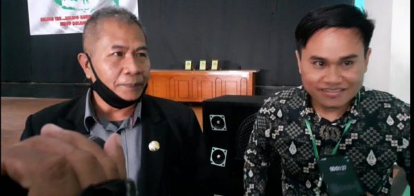 Ketua Umum FK-Muba Jawa Barat Syamsul Bachri bersama Sekretaris FK-Muba Jawa Barat H. Sadarudin Erlani
