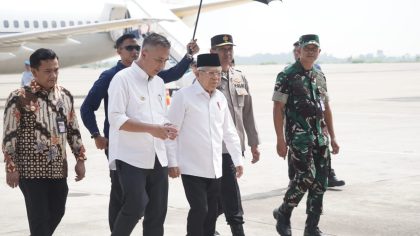 Resmikan Bendungan Cipanas