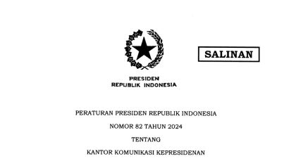 Pemerintah terbitkan perpres 82/2024