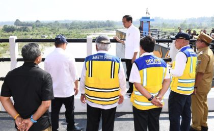 Resmikan Bendungan Margatiga