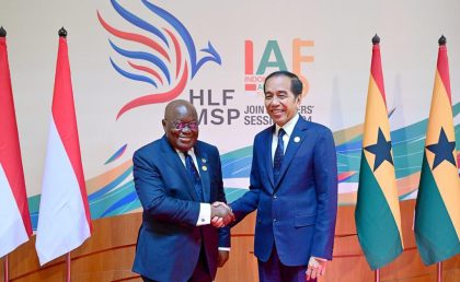 Bertemu Presiden Ghana