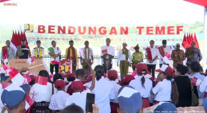 Resmikan Bendungan Temef