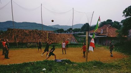 Gelar Pertandingan Bola Volley 