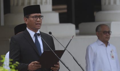 Kemensetneg Gelar Upacara