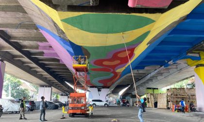 Mural Kolong Jembatan Pasupati 