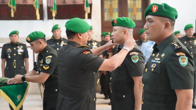 Pangdam III Siliwangi Pimpin Sertijab, Letkol Inf Robil Syaifullah Jabat Dandim  0618/Kota Bandung