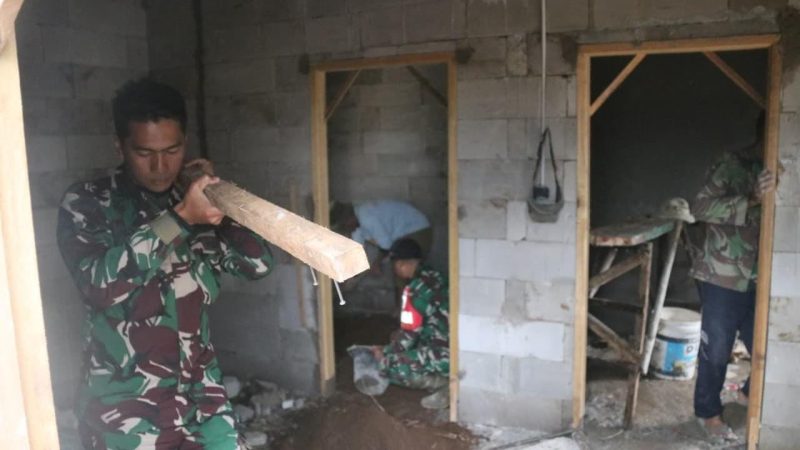 Program RTLH TMMD ke-127 Kodim 0624/Kab. Bandung, Rumah Utis Jadi Kokoh dan Nyaman